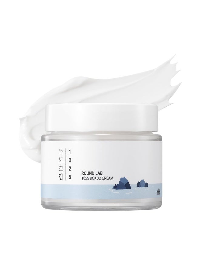 ROUND LAB 1025 Dokdo Cream | Ultra-Hydrating Korean Moisturizer with Deep Sea Water for Sensitive Skin - 80ml - Image 1